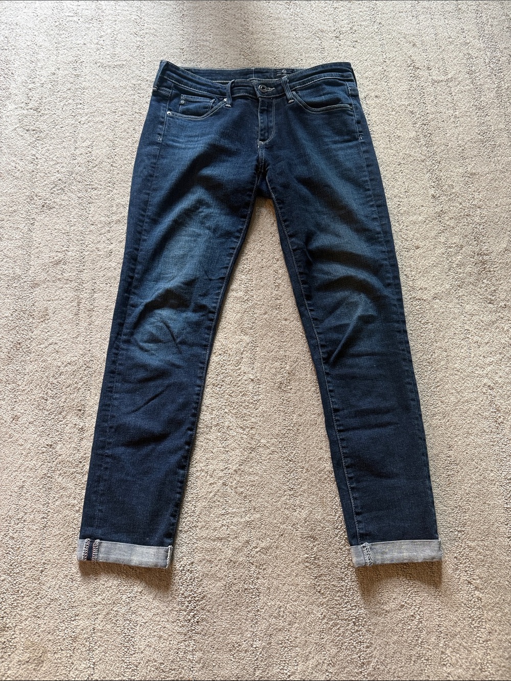 Ag Adriano Goldschmied Indigo Denim Jeans